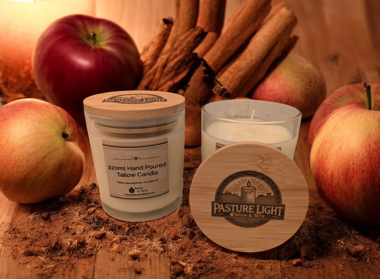 Apple and Spice Tallow Candle